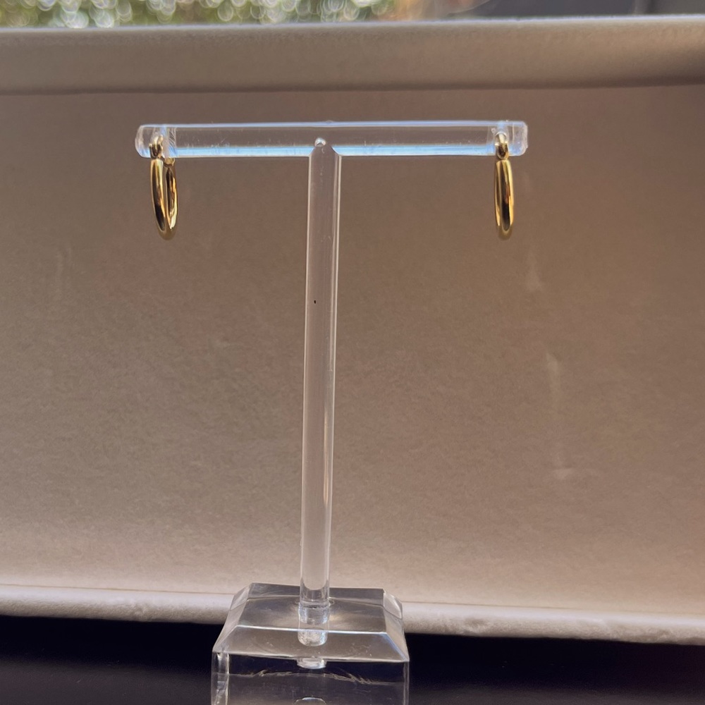 18k gold plated earrings